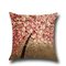 1 PC 3D Vintage Dimensional Flower Cotton Linen Pillow Case Waist Cushion Cover Throw Pillow Cover Bags Home Car Decor - #14