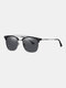 Unisex Wide Metal Frame Outdoor Fashion Driving UV Protection Polarized Sunglasses - #01
