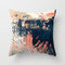 INS Abstract Color Painted Linen Cotton Throw Pillow Cover Windowsill Decor Home Sofa Pillowcases - #3