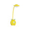 Deer Hose Table Lamp Foldable USB Charging LED Dimming Bedroom Dormitory Bedside Night Light - Yellow