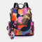 Women Nylon Large Capacity Waterproof Anti theft Travel Casual Bag Backpack - #01