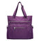 Casual Women Nylon Large Capacity Waterproof Handbag Shoulder Bag  - Purple