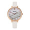 トレンディな大理石の女性クォーツ時計レザーウエストウォッチシンプルなスタイルPU時計 - 01