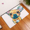 Watercolor Dog Pattern Carpet Mats Non Slip Bath Rugs Animal Door Rectangle Floor Mats 40*60cm - #8