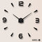 Personnalité créative Simple mode horloge murale 3d acrylique miroir Stickers muraux horloge salon bricolage horloge murale - #19