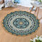 Vintage Turkish Bohemian Mandala Round Thin Flat Carpet Rug Home Bedroom Washable Carpets Art Decor - #6