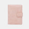 Women RIFD PU Leather Multifunctional 4 Card Slots Money Clip Wallet Purse - Pink