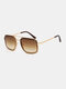 पुरुष रेट्रो फैशन स्क्वै फ्रेम UV सुरक्षा ग्रीष्मकालीन आउटडोर धूप का चश्मा - #02