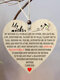 Wooden Door Hanging Ornament Crafts Heart Shaped Birthday Festival Decoration For Home Window Wall Pendant Gift - #02