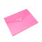 A4 Waterproof Book Paper File Folder Bag Accordion Style Design Document Rectangle School Office  - Pink&White