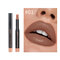 15 Colors Matte Velvet Lipstick Long-lasting Natural Nude Thin Tube Lipstick Pen Lip Makeup - 01