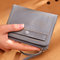 Women Genuine Leather Card Holder Wallet High-end Purse  - Gray