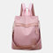 Women Multi-Carry Waterproof Anti Theft Cartoon Shoulder Bag Backpack - Pink