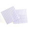 100Pcs Per Sheet Tattoo Ink Cups Boards Disposable Pigment Pot Container Cap Plastic  - White