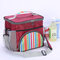 Aluminum Thick Outdoor Portable Picnic Bag Picnic Bag Car Ice Bag - Wine Red