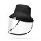 COLLROWN Unisex Anti-fog Hat Protect Eye Mask  Removable Sun Visor - Black