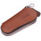 Men Genuine Leather Vintage Outdoor Casual Key Bag - Brown