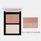 Two-Color Combination Highlighter Palette Shadow Nose Shadow Powder Face Makeup - #04