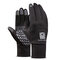 Men Women Warm Waterproof Windproof Touch Screen Ski Cycling Gloves Full Finger Outdoor Fleece Glove - Black