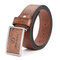 Men's Business PU Leather Alloy Needle Buckle Belts Casual Pin Buckle Belt Homme Cinto Masculino - Coffee