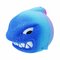 पैकिंग के साथ तेज शार्क Squishy धीमी गति से खिलौना उपहार संग्रह - नीला