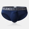 Mens Sexy Penis Pouch Hole Modal Breathable Briefs Stretch Low Waist Underwear - Royal Blue