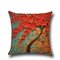 1 PC 3D Vintage Dimensional Flower Cotton Linen Pillow Case Waist Cushion Cover Throw Pillow Cover Bags Home Car Decor - #15
