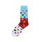 Women's Man's Classic Wild Style Colorful Dot Tube Cotton Socks Casual Cozy Socks - #10