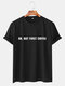 Mens Funny Casual Slogan Little Tag T-shirts - Black
