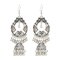Bohemian Tassel Earrings Hallow Bell Drop Earrings Retro Sliver Earrings For Women - 01