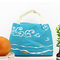 Cute Lunch Caja Bolsa Paquete de aislamiento al aire libre Picnic Office Lunch Bolsa Fresh Ice Bolsa - Azul