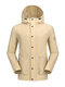 Camel Crown Mens Multi-Pocket Windproof Waterproof Breathable Casual Technical Jacket - Khaki