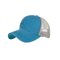 Men Adjustable Embroidery Mesh Cotton Hat Outdoor Sports Climbing Sunshade Baseball Cap - Lake Blue