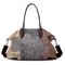  Multi-Functional Large-Capacity Canvas Shoulder Bag Handbag - Brown