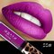 TREEINSIDE Matte Shimmer Liquid Lipstick Lip Gloss Cosmetic Waterproof Lasting Sexy Metal - 25