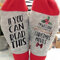 Casual Cotton Tube socks With Buzzword Letters - #04