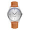 Business Style Emboss Quartz Watch Leather Waist Watch Waterproof Watch For Men - 04