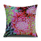 Vintage Floral Flower Print Linen Cushion Cover Home Sofa Office Waist Throw Pillowcases Art Dec - #1