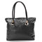 Women Candy Color Casual Elegant Handbags Ladies Leisure Zipper Shopping Shoulder Bags - Black