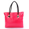 Women Candy Color Casual Elegant Handbags Ladies Leisure Zipper Shopping Shoulder Bags - Red