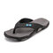 Men Slip Resistant Clip Toe Casual Beach Slippers - Grey