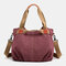 Women Large Capacity Handbag Shoulder Bag Crossbody Bags - Purple