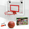 Hanging Basketball Stand Transparent Basketball Stand Mini Backboard Mini Basketball Hoop - Red