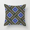 Striped Digital Printing Peach Skin Velvety Pillowcase Modern National Style Sofa Pillowcase Decoration - #16