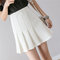 Fashion Fishtail Skirt Short Skirt Female Season New High Waist Was Thin A Word Skirt Irregular Skirt - White