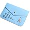 Fashion Women Letter Satchel Messenger Crossbody Bag - Blue