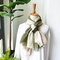 Scarf Autumn And Winter Literary Cotton And Linen Scarf Female Gradient Color Natural Wrinkle Scarf - #2