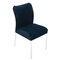 2 piezas funda de asiento de silla Farley funda de silla lavable elástica universal de felpa corta - Café