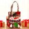 Women Christmas Eve Cute Cartoon Elk Gift Bag Handbag Shoulder Bag - #03