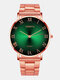 Jassy 16 цветов Нержавеющая сталь Business Casual Roman Шкала Градиент цвета Кварц Watch - #15